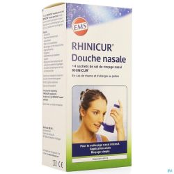 Rhinicur Douche Nasale + 4 Sachets Sel Rincage