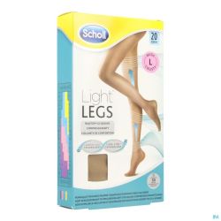 Scholl Light Legs 20d Large Beige