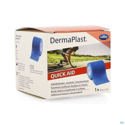 Dp Quickaid 6cm X 2m,bleu 1 P/s