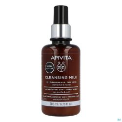 Apivita 3in1 Cleansing Milk Face & Eyes 200ml