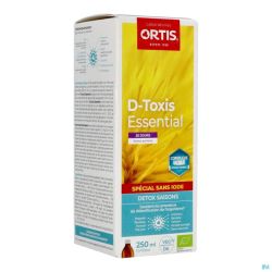 D Toxis Essential Sans Iode Pommes Bio 250ml