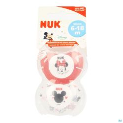 Nuk Sucettes 2 Trendline Minnie 6-18m 2