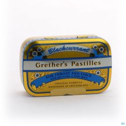 Grether's Pastilles Blackcurrant Past 110g