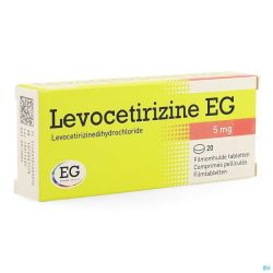 Levocetirizine EG 5 Mg Comp Pell  20