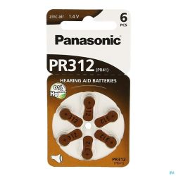 Panasonic Batterie Appareil Oreille Pr 312h 6