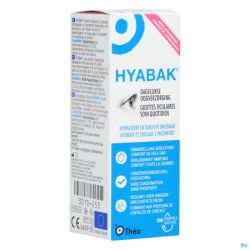 Hyabak 0,15% Collyre Hyaluron 10ml