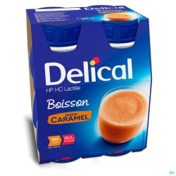 Delical Boisson Lactée Hp-hc Caramel 4x200ml