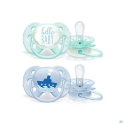 Philips Avent Sucette 0m+ Soft Boy