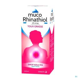 Muco Rhinathiol 5% Sir Ad S/sucre 250ml