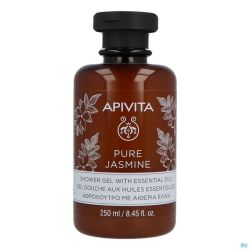 Apivita Pure Jasmine Shower Gel Ess Oils 250ml