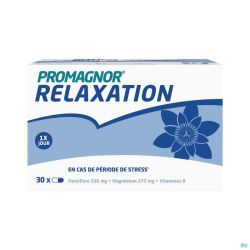 Promagnor Relaxation: Magnésium 350mg & Passiflore 200mg & Vitamine B 4mg (30 caps)