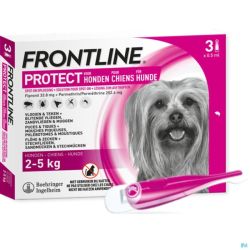 Frontline Protect Spot On Sol Chien 2-5kg Pipet 3