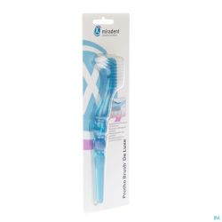 Miradent Brosse pour prothèse deluxe blue