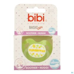 Bibi Sucette Dental Superstar Vert Bc 6-16m