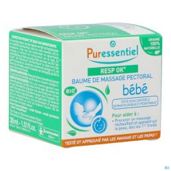 Puressentiel Respiratoire Baume Massage Bebe 30ml