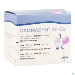 Gammadyn Amp 30 X 2ml Zn-cu Unda