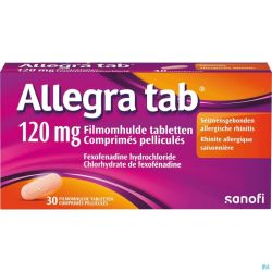 Allegra Tab 120mg Comp Pell 30x120mg