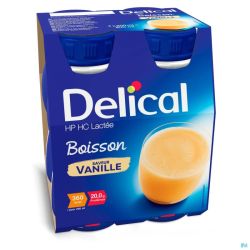 Delical Boisson Lactée Hp-hc Vanille 4x200ml