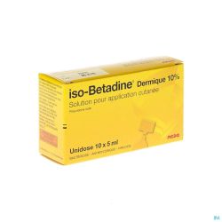 Iso Betadine Derm 10% Unidose Fl 10x5ml