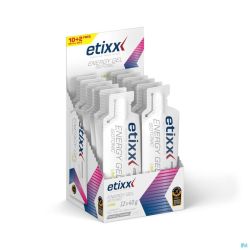 Etixx Isotonic Energy Gel Lime 12x40g