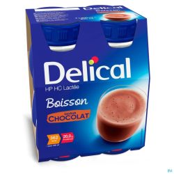 Delical Boisson Lactée Hp-hc Chocolat 4x200ml