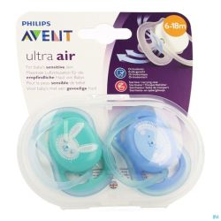 Philips Avent Sucette +6m Air Boy Deco Scf344/22