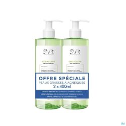 Sebiaclear Gel Moussant Duo Tb 2x400ml