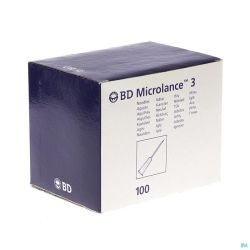 Bd Microlance 3 Aig. 21g 1 Rb 0,8x25mm Vert 100