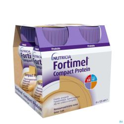 Fortimel Compact Protein Moka Bouteilles 4x125 ml