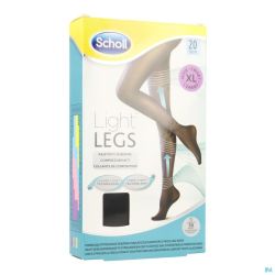 Scholl Light Legs 20d Extra Large Black