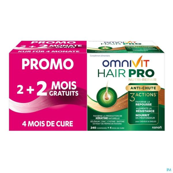 Omnivit Hair Pro Nutri Repair Comp 120+120 Promo