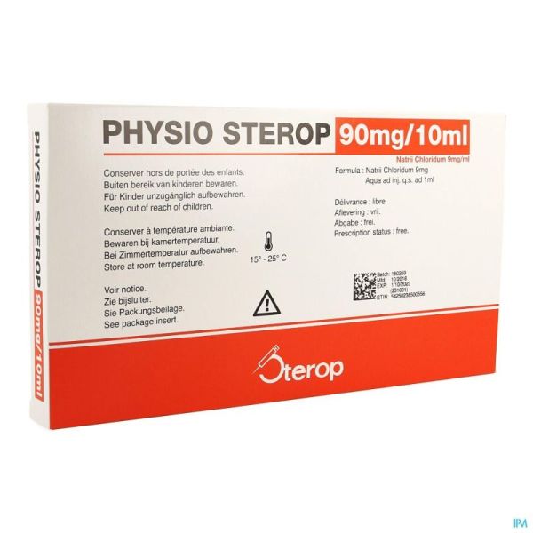 Physio Sterop Amp Ud 10 X 10ml