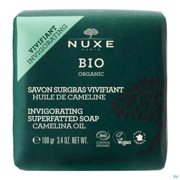 Nuxe Bio Savon Surgras Vivifiant Huilcameline 100g