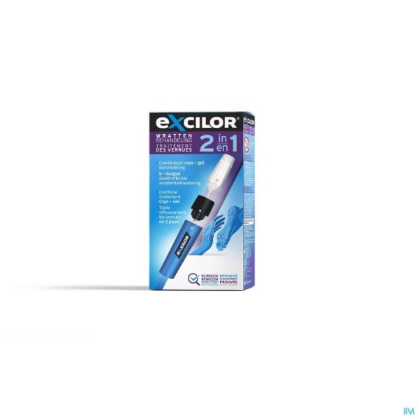 Excilor Traitement Verrues 2en1 11,5ml+1ml