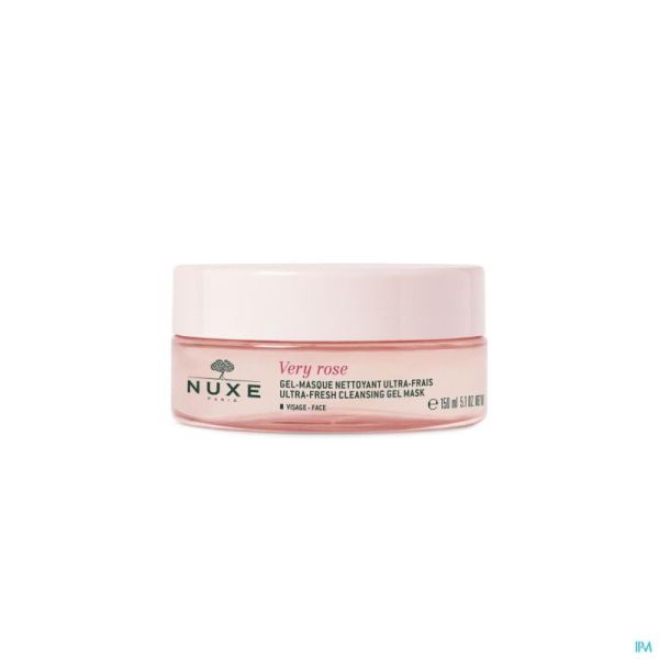 Nuxe Very Rose Gel Masque Nettoy.ultra Frais 150ml