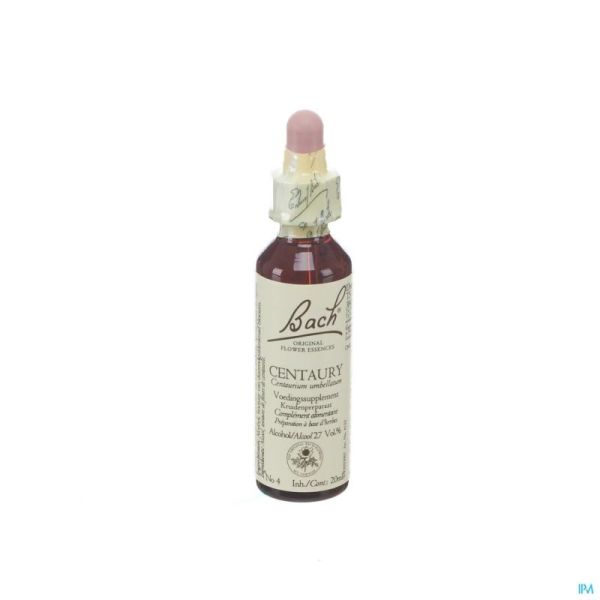 Bach Flower Remedie 04 Centaury 20ml