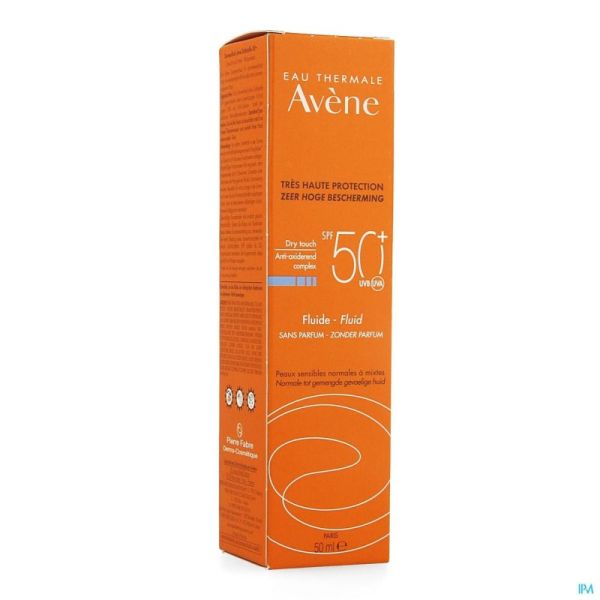 Avene Sol Ip50+ Fluide S/parfum 50ml