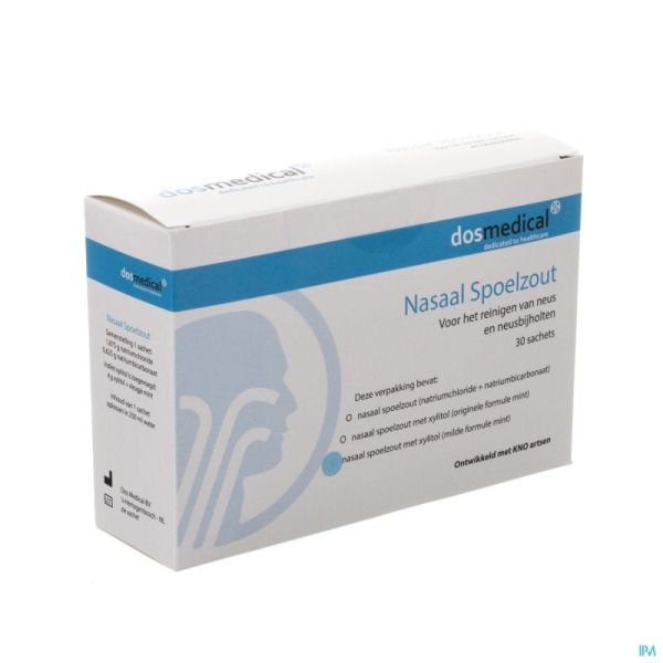 Dos Medical Sel Rincage Nasal+xylitol Sach 30x6,5g