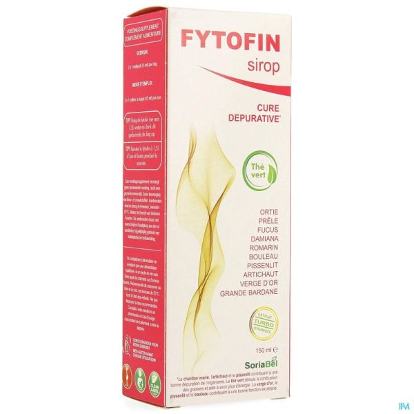 Soria Fytofin Sirop 150ml Nf Rempl.1630201