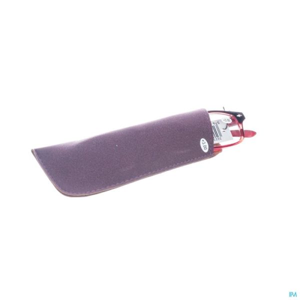 Pharmaglasses Lunettes Lecture Diop.+3.00 Red