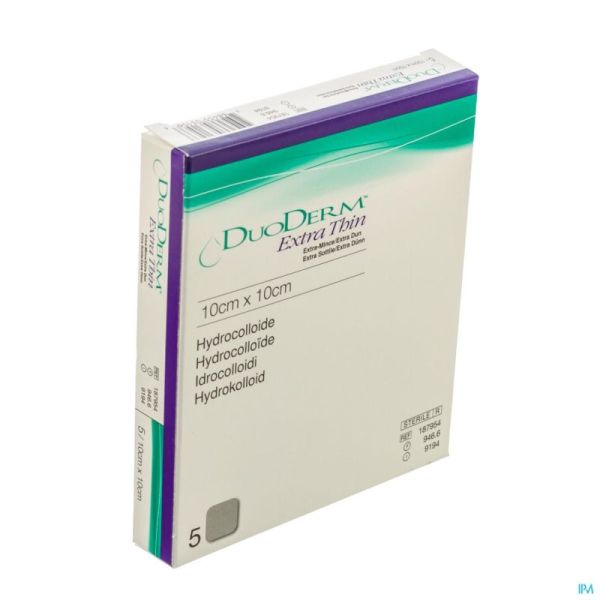 Duoderm Extra Mince Pans Hydro 10cmx10cm 5 H7954