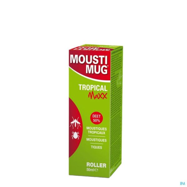 Moustimug Tropical Maxx 50% Deet Rol. 50ml