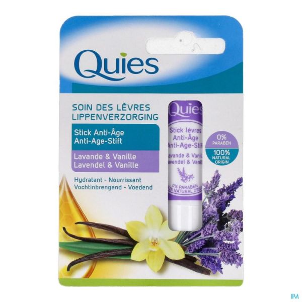 Quies Stick Levres A/age Lavande&vanille 4,5g