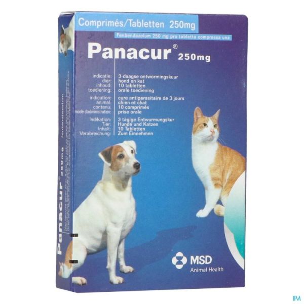 Panacur Comp Vet 10 X 250mg