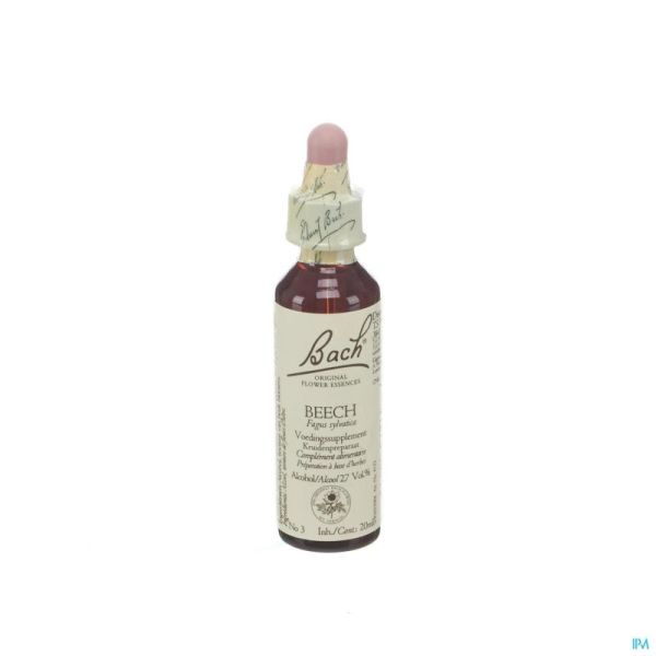 Bach Flower Remedie 03 Beech 20ml