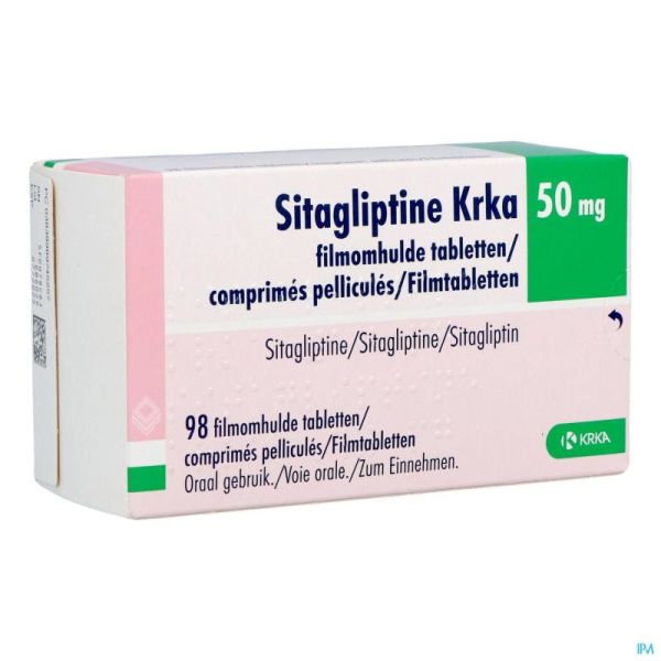 Sitagliptin Krka 50mg Comp Pell 98