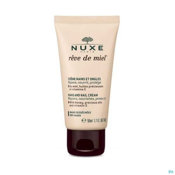 Nuxe Reve De Miel Creme Mains Et Ongles Tube 50ml