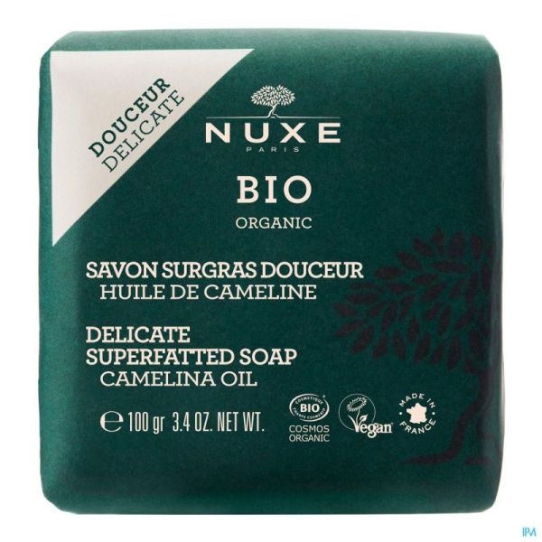 Nuxe Bio Savon Surgras Douceur Huile Cameline 100g