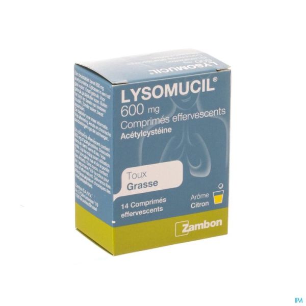 Lysomucil 600 Comp Eff 14 X 600mg