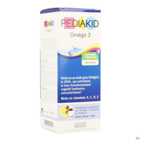 Pediakid Omega-3 Sol Buv Fl 125ml